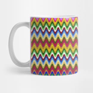 Rainbow Wave. Ethnic artwork Mug